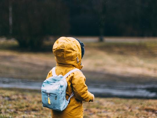 Child outdoors